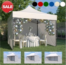 3x3m-3x6m Faltpavillon Faltzelt mit 3 Seitenteilen Klappzelt verschiedene Farben