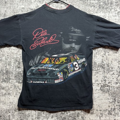 Vintage 90s Dale Earnhardt Men’s M-L Winston Cup Champion NASCAR Pocket T Shirt