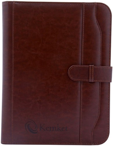 PU Leather Document Bag Notebook File Folder Portfolio Business Office School - Picture 2 of 6