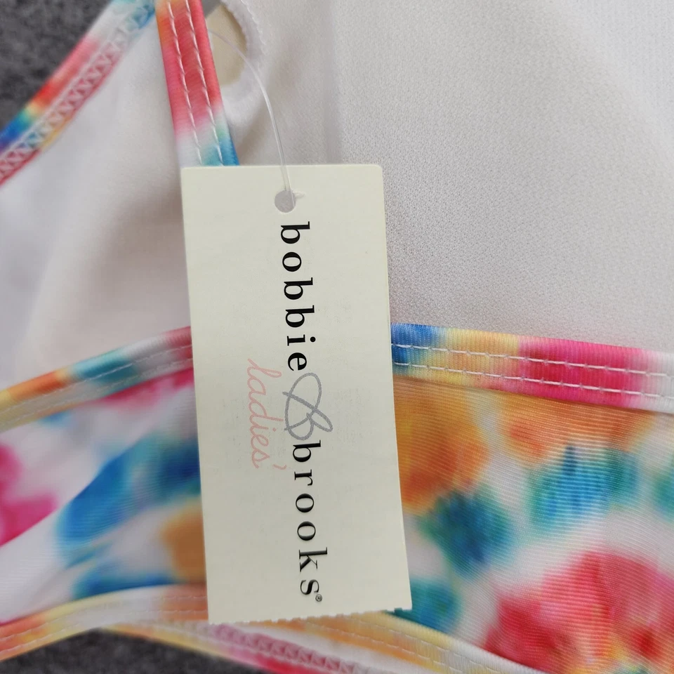 Top de bikini Bobbie Brooks para mujer mediano espiral tie dye traje de baño Foto 4 de 4