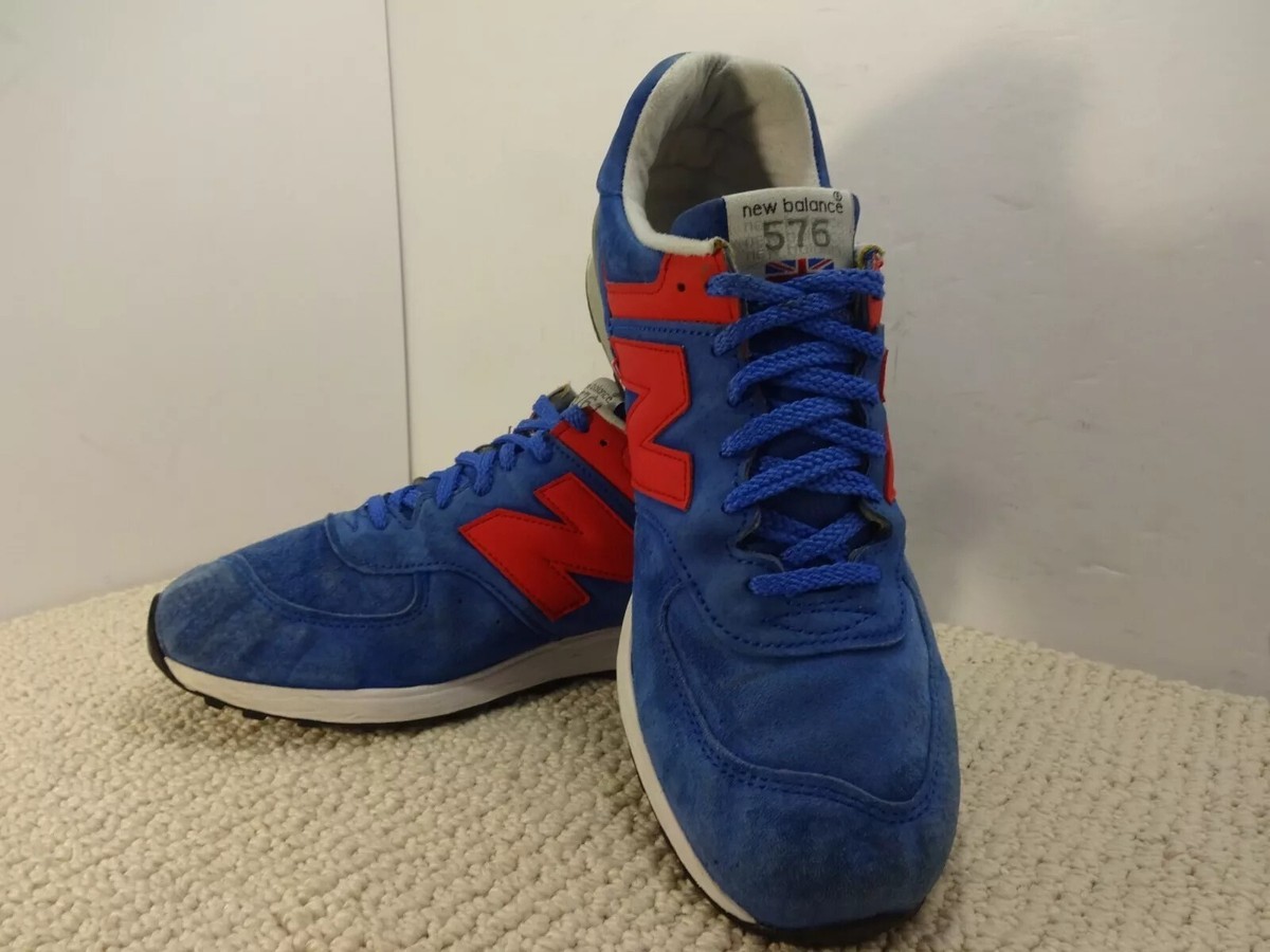 New Balance ☆ made in England M576SRB Red×Blue New Balance 576 Mens Size 8.5 D Royal Blue Red Athletic