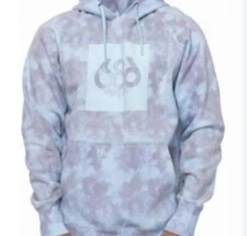 686 Knockout Pullover Hoody (M) Icy Blue Tie Dye M2WPHS01-ICBL