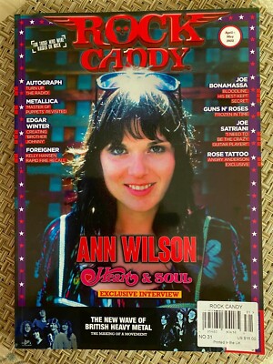 ROCK CANDY Magazine ANN WILSON HEART British Heavy Metal Issue 31 April May 2022
