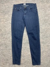 Hudson Nico Midrise Super Skinny Jeans Womens Sz 29 Blue Zip