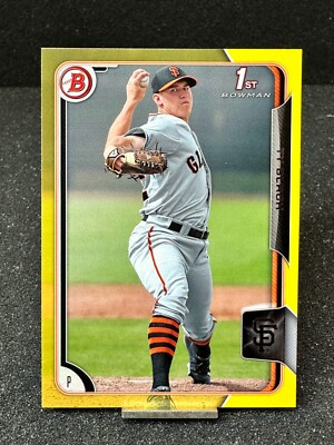 2015 Bowman 1st Prospect  TY BLACH  #BP24  Yellow Border