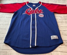 Chicago Cubs Genuine Merchandise Baseball Jersey Size XL EG True Fan Blue VTG