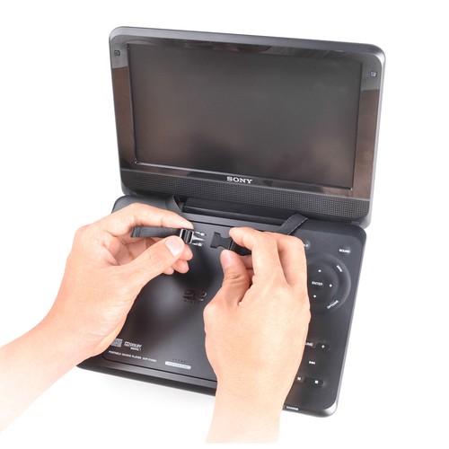 TFY Car Headrest Mount Holder for Standard (Laptop Style) Portable DVD Player - Picture 5 of 7