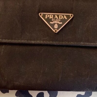 Prada Nylon Trifold Wallet Authentic s-l400.jpg main image 3