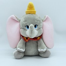 Disney Store Dumbo Plush Sitting Yellow Hat Stuffed Animal 14in
