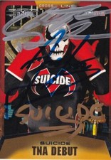 Christopher Daniels & Frankie Kazarian Signed Suicide 2008 TriStar TNA Card #12