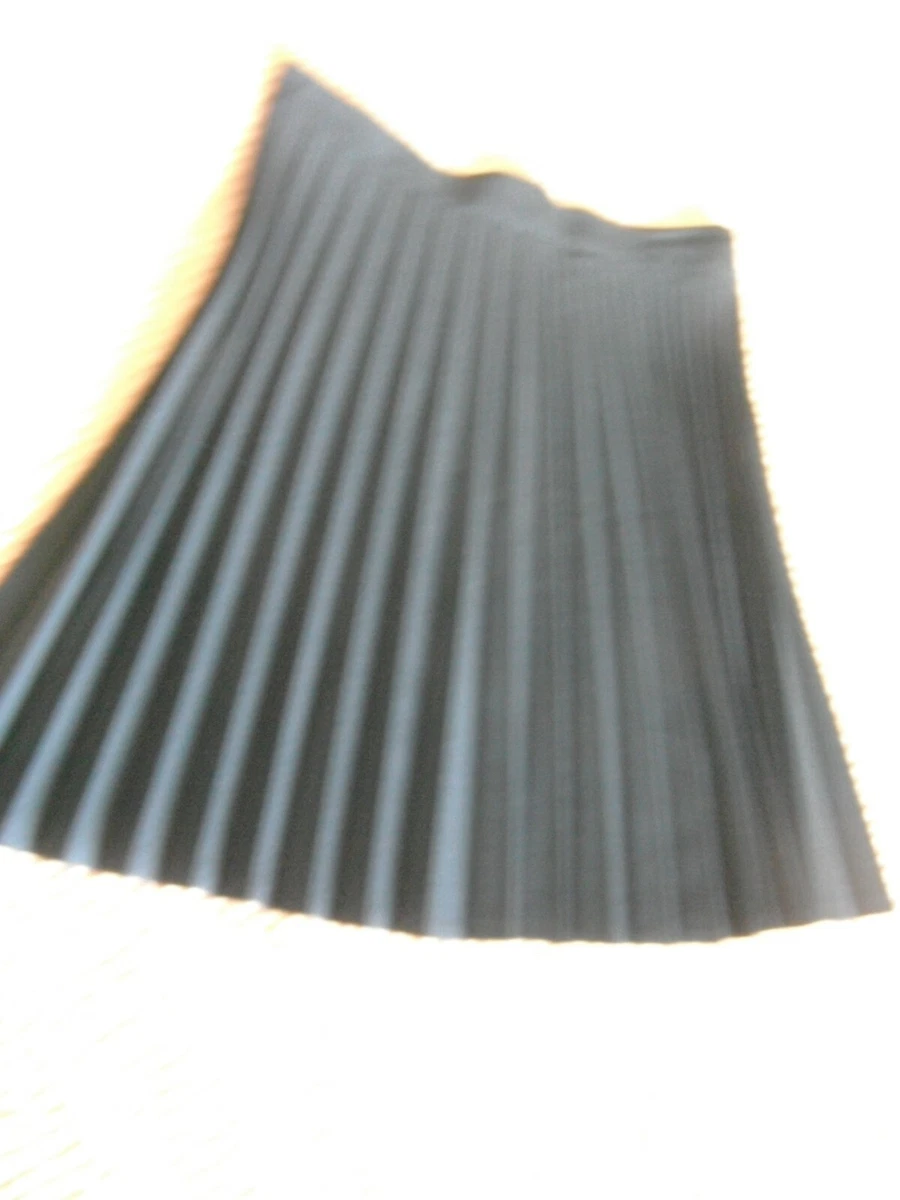 JUPE PLISSE SOLEIL COURTE NOIRE FABRIQUE FRANCE T 42 eBay