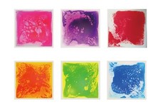 Crystiles Six 6 Assorted Color 12''X 12'' Liquid Floor Tile - ASTM, BS EN71...