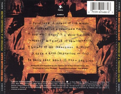ERIC GALES BAND/ERIC GALES - PICTURE OF A THOUSAND FACES NEW CD
