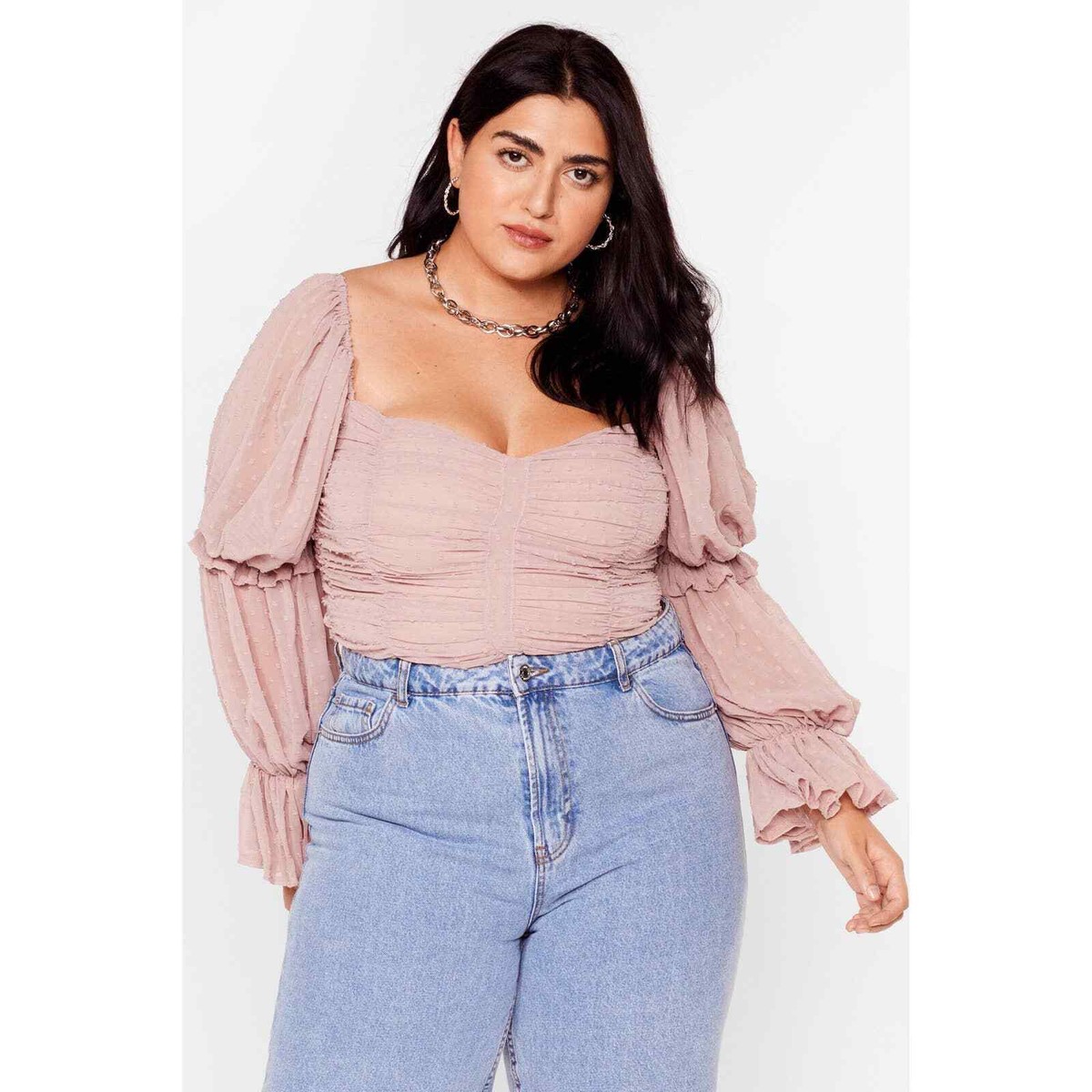 nasty gal mesh top