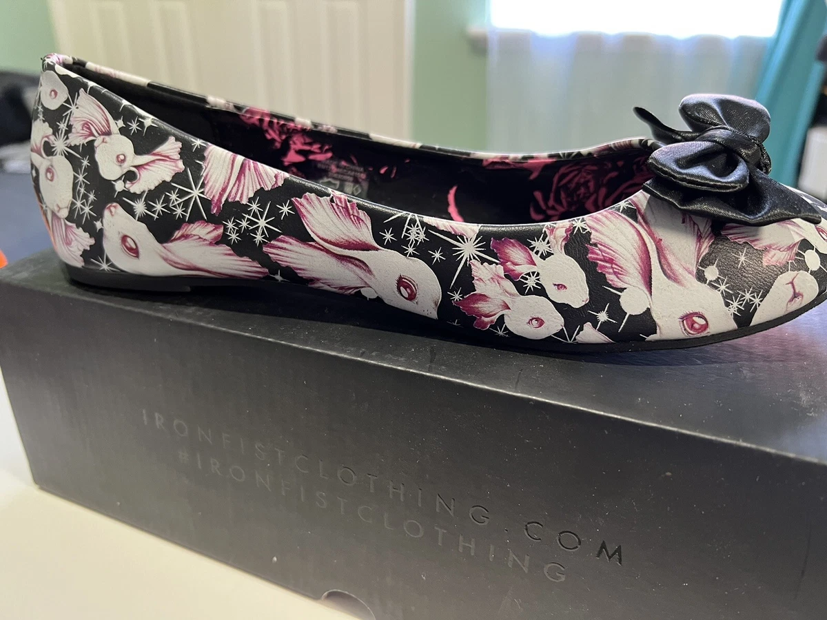 Iron Fist Rabbitopia Flats Ladies Shoes Goth Alternative eBay