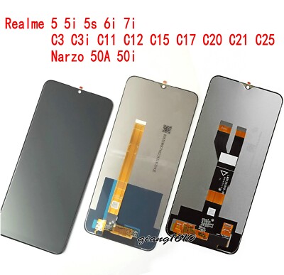 Écran Origine Realme 5i/6i/5s/C3 - LCD Neuf Sous Blister - Pièce De Rechange