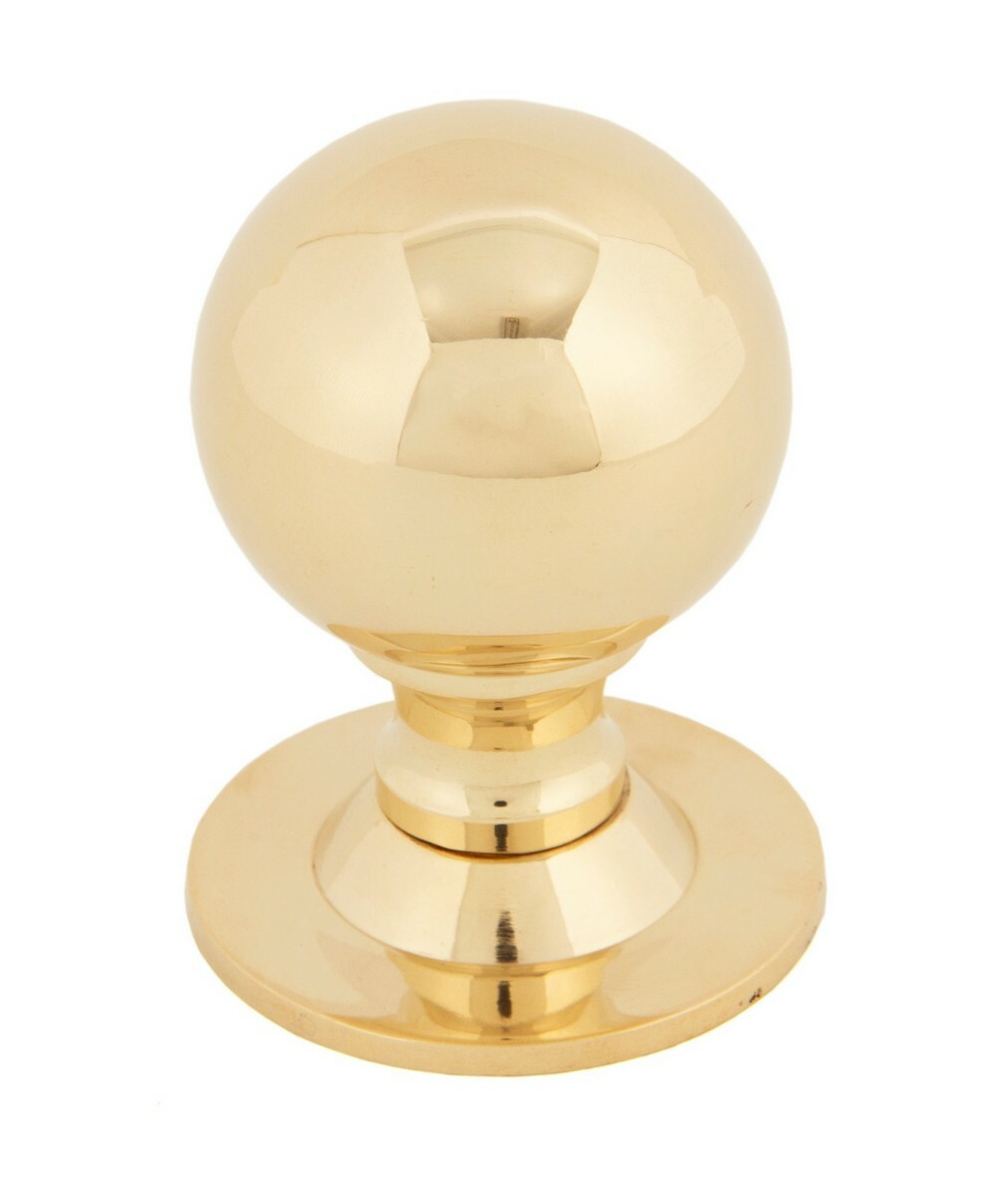 From The Anvil 83881 Polished Brass Ball Cabinet Knob 39mm