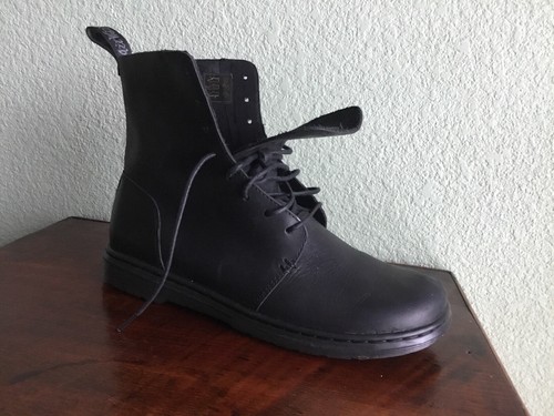 Dr. Martens “Danica” Rare Women's Black Leather Softair Boots Size 8 US. |  eBay