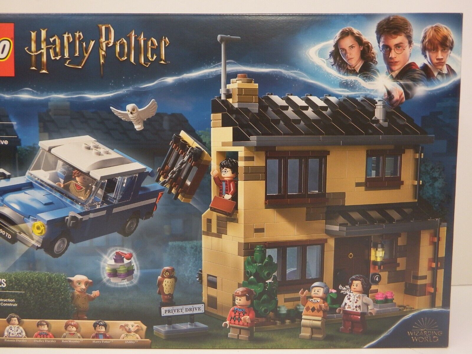 LEGO Harry Potter 4 Privet Drive 75968 House and Ford Anglia Flying Car  Toy, Wizarding World Gifts for Kids, Girls & Boys with Harry Potter, Ron  Weasley, Dursley Family, and Dobby Minifigures : Toys & Games 