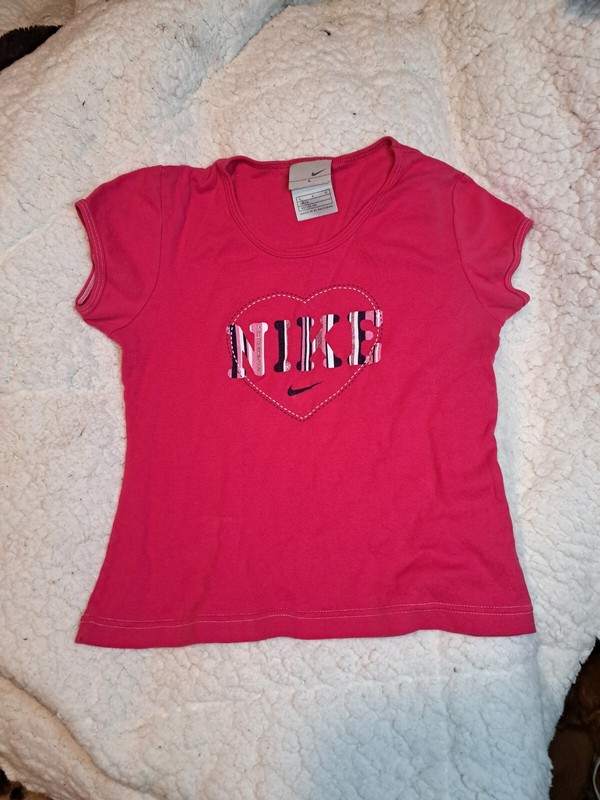 Nike Pink Cute Children Shirt Size Large