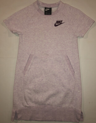 Girls Nike Dress Size M Pink Heather or Ladies Short Dress Short Sleeve  Nike | eBay