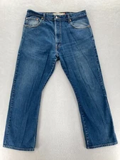 Vintage Levi's 517 Jeans Mens 38x30 Medium Wash Blue Denim Bootcut Mid Rise USA
