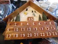 West Elm St. Jude Winter Sports Skier advent calendar lit Christmas New in box