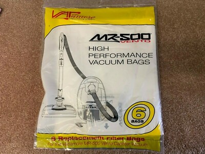 Genuine Vapamore Vento MR500 MR-500 High Performance Dust Bags 6/ pk 500 DUSTBAG