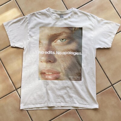 No edits. No apologies. Vintage Print Ad - retro ad campaign thrift aesthetic