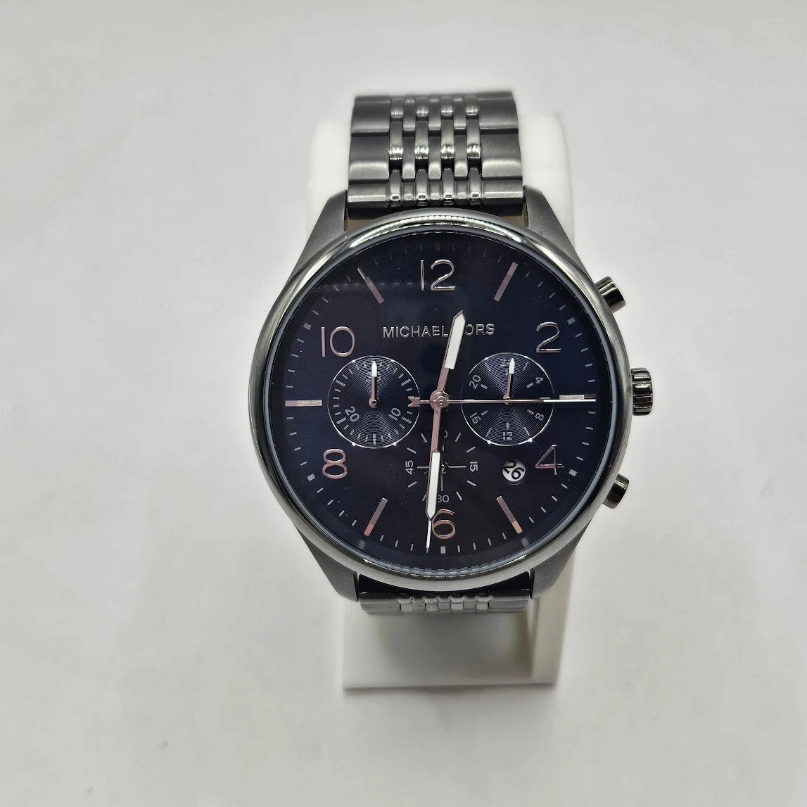 Orologio Michael Kors Uomo Merrick Cronografo Gunmetal Acciaio Inox MK8639