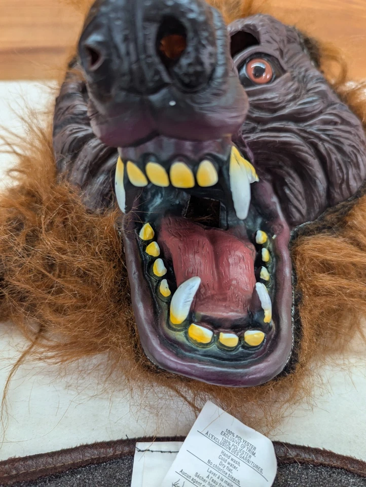 Hombre Lobo Totalmente Gul Marrón Lobo Disfraz Talla Única Halloween Lobo Monstruo Miedo Foto 3 de 4