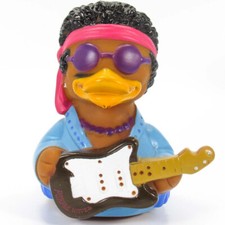 Purple Waves Rubber Duck