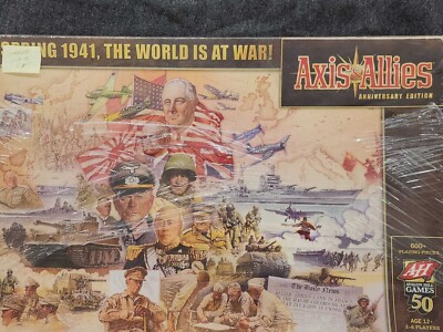 Axis and Allies Anniversary Edition Spring 1941 World at War Complete ...
