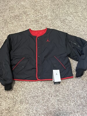 Air Jordan Flight Essential Reversible Jacket DH0655-010 Women's Size XSmall New