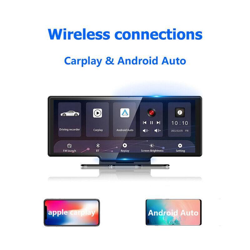 Car Truck Radio Video Player DVR AUX Wired Carplay Android Touch