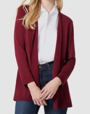 Jones New York Womens Red Icon Cardigan Sweater Size Medium