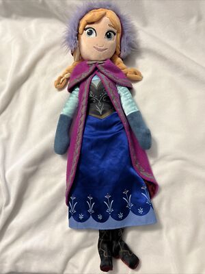 Posh Paws Frozen 2 Anna Plüschpuppe – 50 Cm, Weich & Kuschelig, Offizielles Disney Produkt
