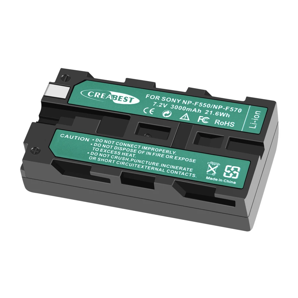 2x NP-F550 Akku+ Ladegerät Für SONY NP-F750 NP-F970 F960 NP-F330 NP-F530 TR416 - Bild 3 von 4