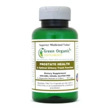 Green Organic Supplement Prostate Health, Non-GMO Support Urinary Track Function