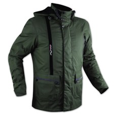 Giacca Giaccone Moto Scooter Fodera Removibile Tessuto Impermeabile Verde