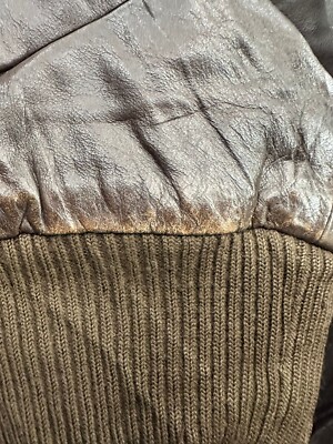 Max Moser Genuine Leather Jacket Used Women Size 56 Brown LLV254