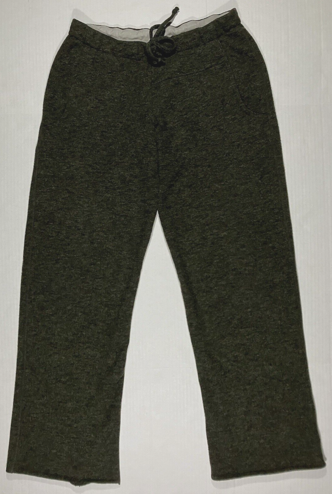 Pantalone Salomon misto lana graffiante marrone caldo outdoor vintage uomo taglia M