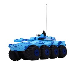 8WD RC Tank Toy 1/32 Scale 2.4Ghz Amphibious All Terrain Remote Control Vehicle