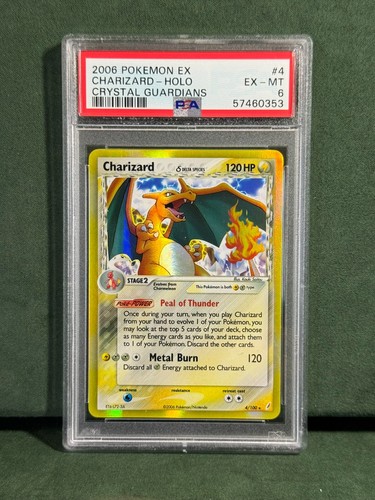 Charizard δ graded PSA 6 for sale on eBay