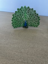 Schleich Peacock Bird Retired Figurine Pre Ow...