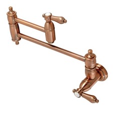 Kingston Brass KS310.BAL Heirloom 3.8 GPM Wall Mounted Double - Copper
