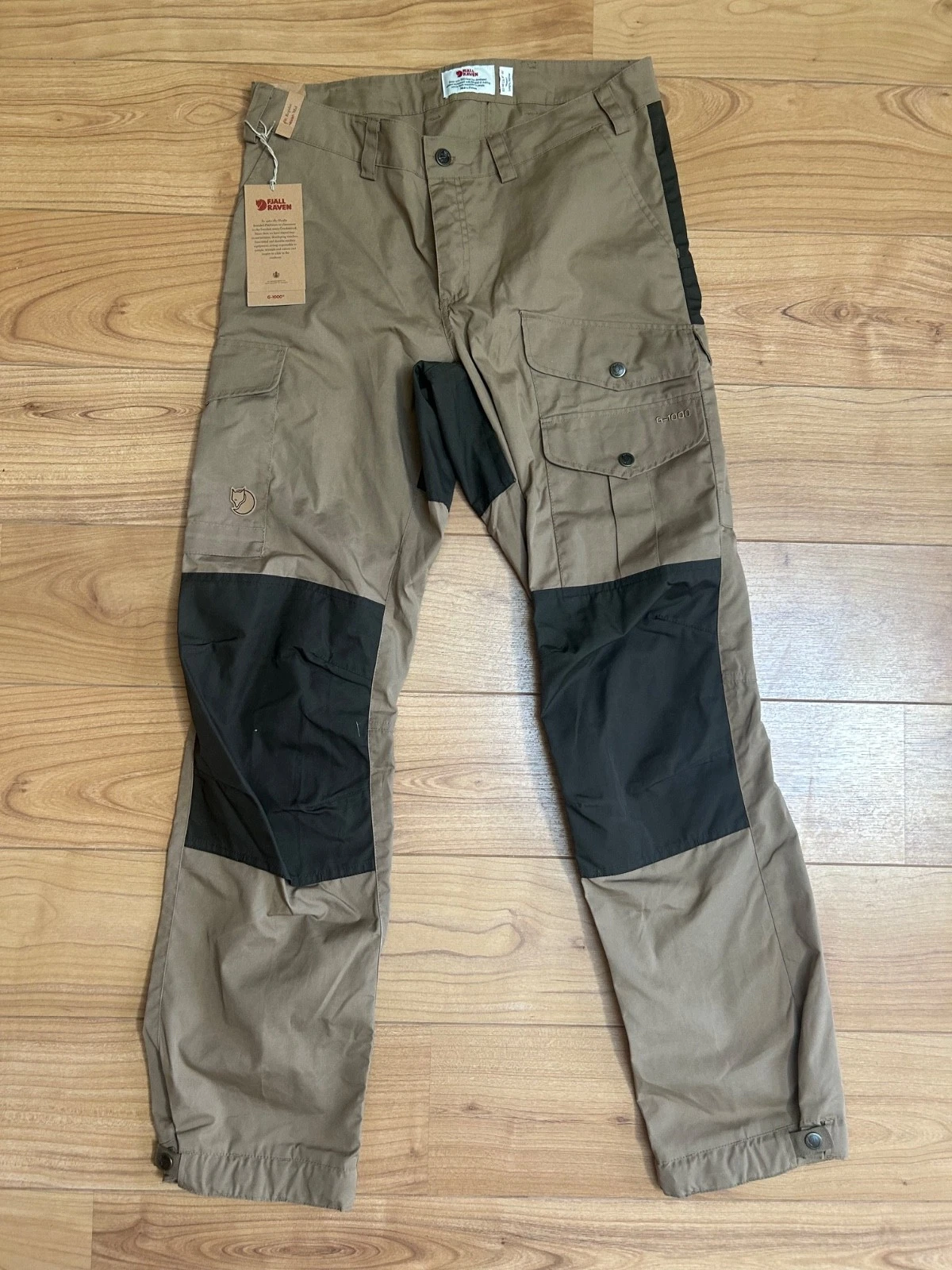 Fjallraven G-1000 Vidda Pro Womens Pants Dark Sand/Dark Olive 30x31