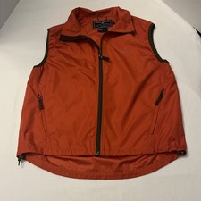 Ralph Lauren Polo Sport Windbreaker Vest Men Size Medium Orange