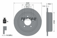 2X Bremsscheibe Hinterachse FüR Jeep Grand Cherokee I Wrangler