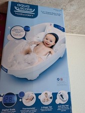 baby bathtub with thermometer .